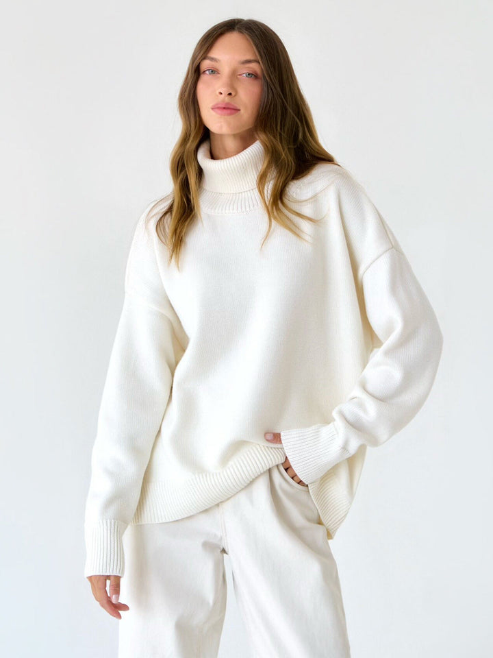 W&W Mode | Lieblicher Winter Hoher Kragen Pullover