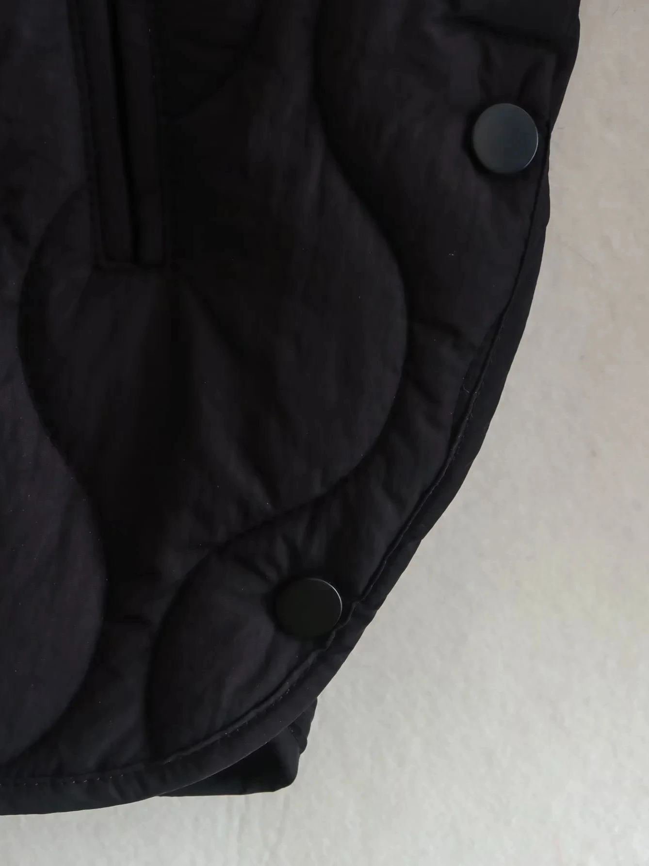 WW | Gepolsterte Jacke Damen, Leichtes Übergröße Modell Mit Taschen, Knopfverschluss