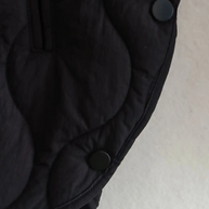 WW | Gepolsterte Jacke Damen, Leichtes Übergröße Modell Mit Taschen, Knopfverschluss