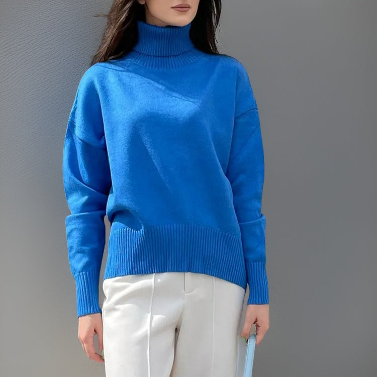 W&W Mode | Warmer Oversized Rollkragenpullover Für Den Winter