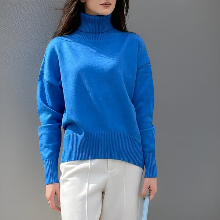 W&W Mode | Warmer Oversized Rollkragenpullover Für Den Winter