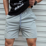 WW | Atmungsaktive, Einfarbige Badeshorts für Männer mit Kordel
