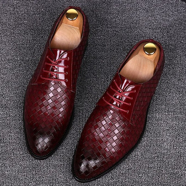 WW | Stilvolle Leder Herren Schnürschuhe