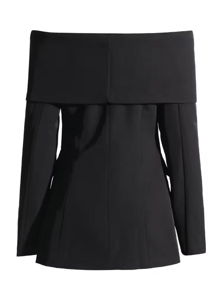 W&W Mode | Off Shoulder Blazer
