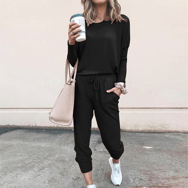 Damen Bequemer Jumpsuit mit elastischem Bund WW
