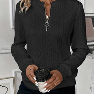 WW | Eleganter Pullover mit Reißverschluss