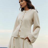 WW | Gestrickte Strickjacke