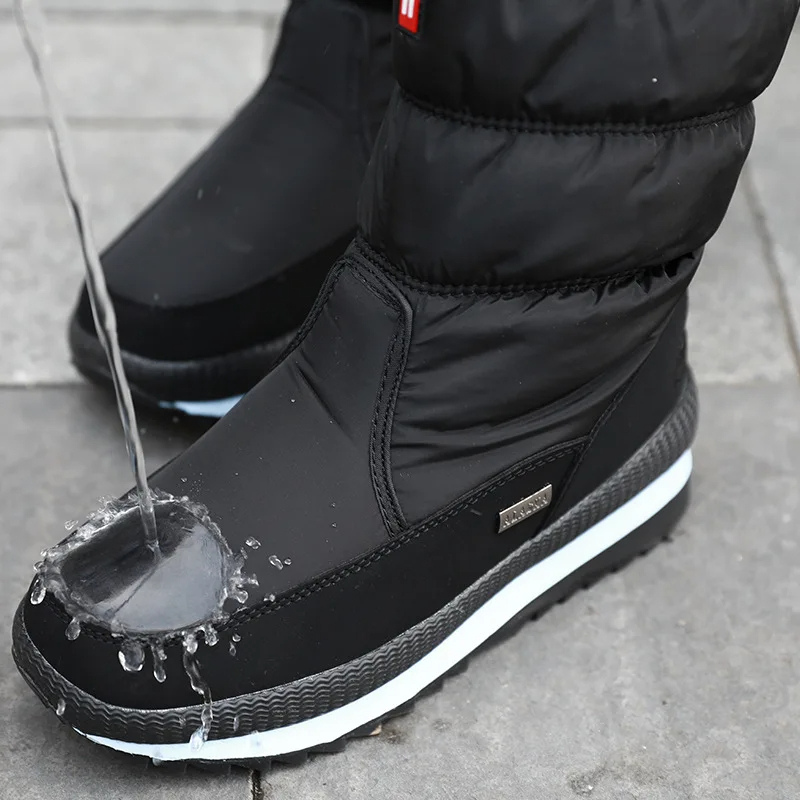 W&W Mode | Rutschfest Seitenreißverschluss Wasserdicht Stiefel