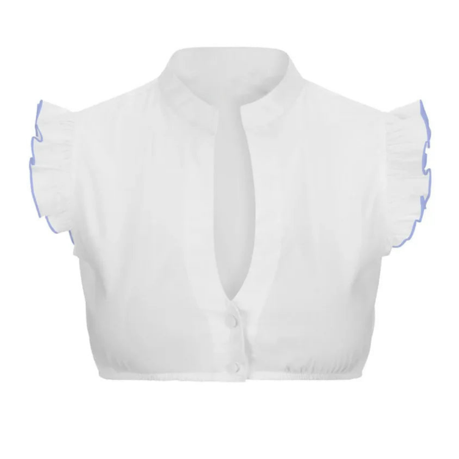 WW | Kurzärmelige Dirndlbluse Für Frauen