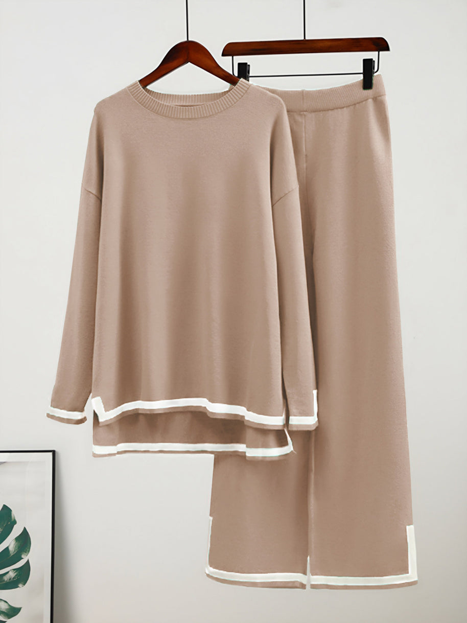 WW Elastisches Strick-Lounge-Set