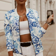 WW Jacke | Vintage elegante Zwischenjacke für Frauen
