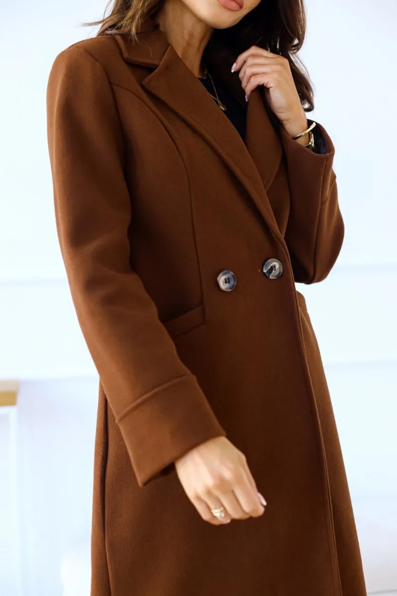 W&W Mode | Klassischer Langer Trenchcoat mit