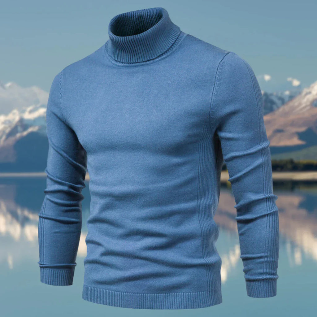 WW | Klassischer Pullover Mit Rollkragen Für Herren