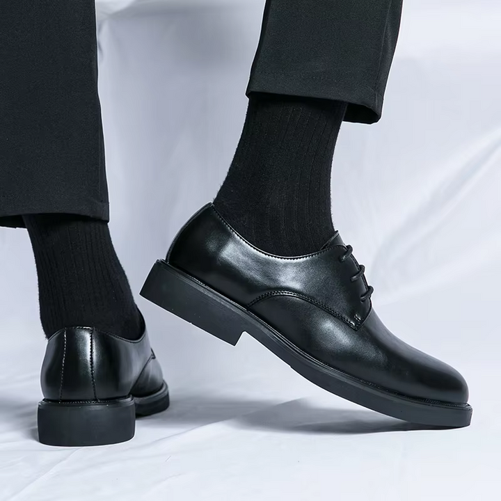 W&W Mode | Elegante Herrenschuhe Aus Leder Mit Schnürung Und Rutschfester Sohle