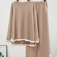 Bella™ - Edles 2-teiliges Lounge-Set aus elastischem Strick