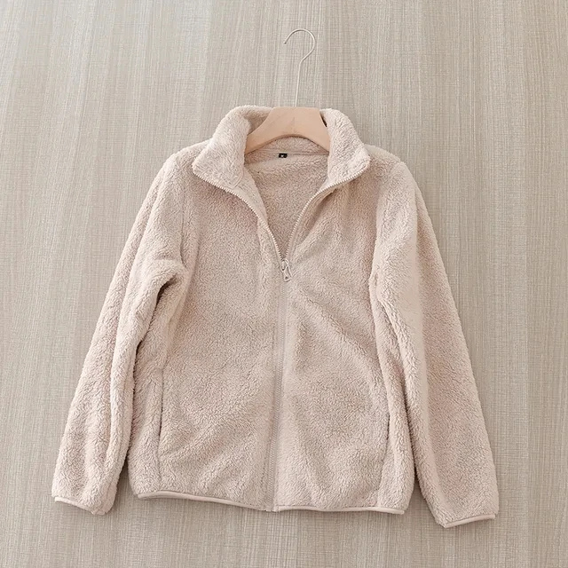 WW - Zacht Sherpa Jasje met Ritssluiting en Hoge Kraag, Fleece Vest