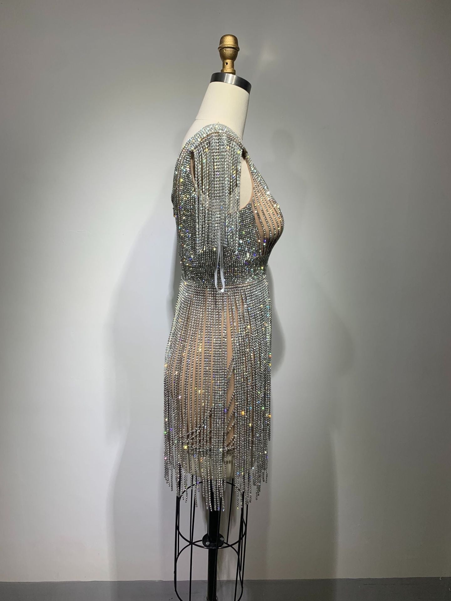 WW | Hollow-out Enge Nische Mantel Hochwertiges Kleid