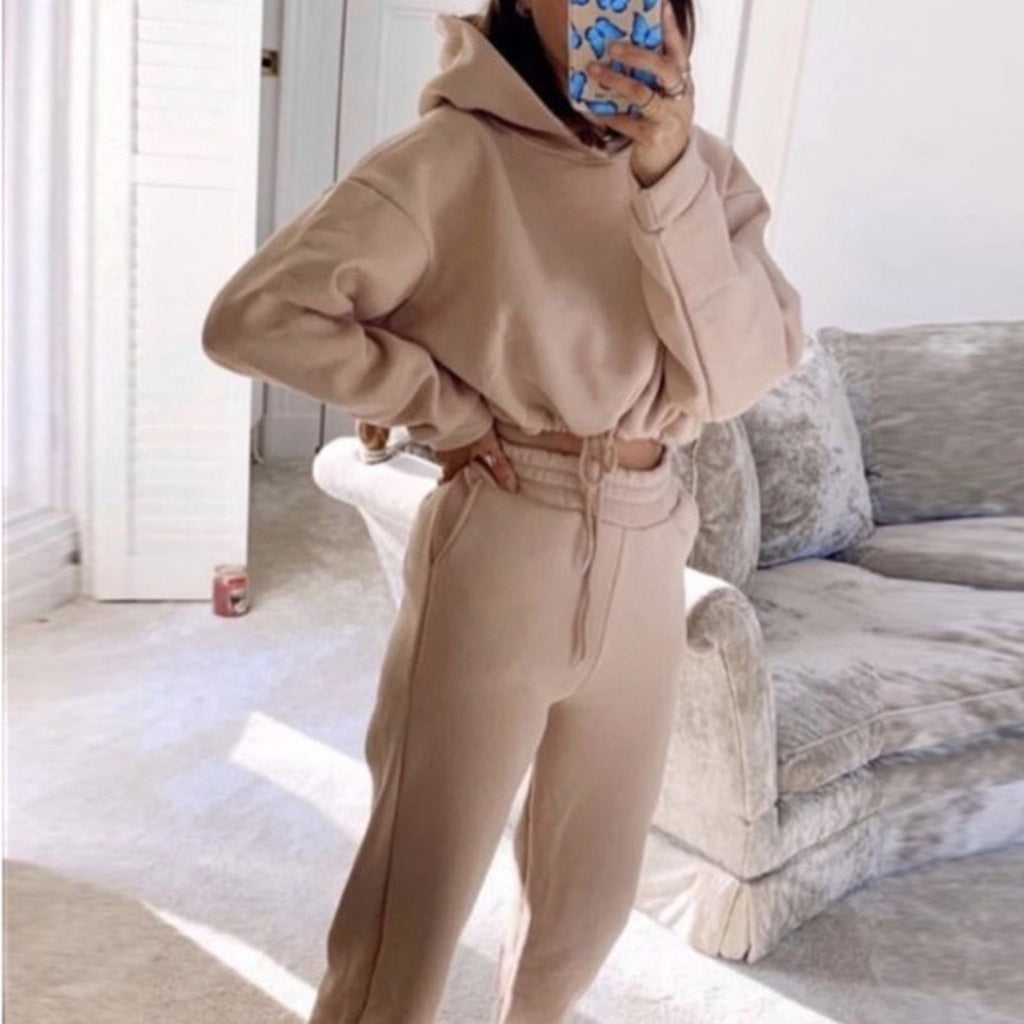 WW | Oversized Hoodie und Jogginghose Set für Damen