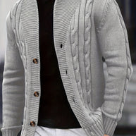 WW | Zopfstrickjacke mit Knöpfen