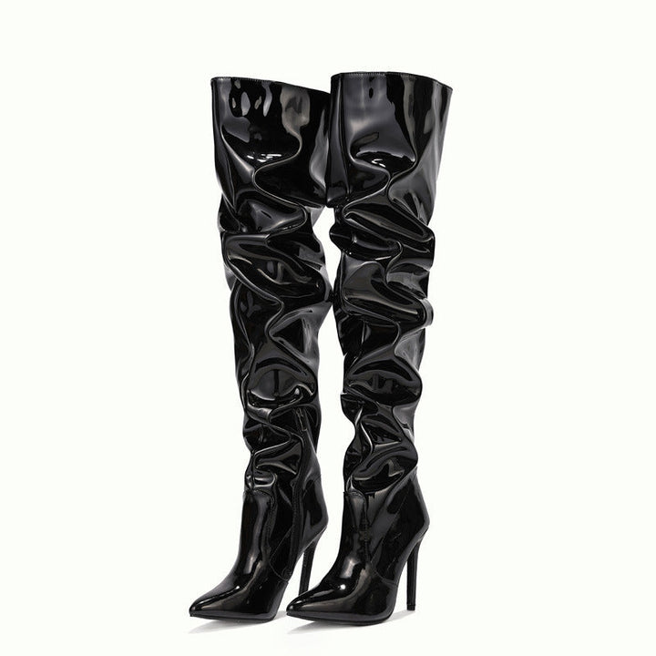 W&W Mode | Kniehohe Lange Stiefel Für Frauen Mit Super Hohem Absatz Für Partys