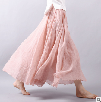 WW | Lässig fallender Boho Maxi Rock für Damen