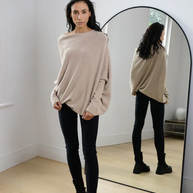 Mariemi™ - Asymmetrisch Drapierter Pullover