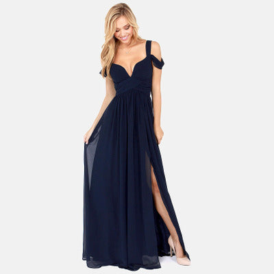 W&W Mode | Langes Elegantes Griechisches Faltenkleid