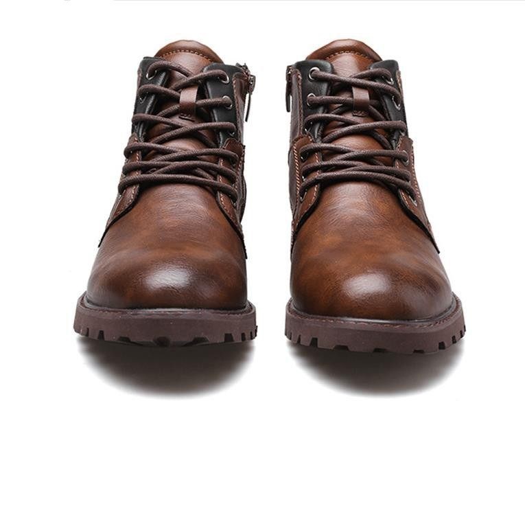 WW | Herren Motorradstiefel Mit Schnallen