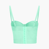 WW | Figurbetontes Bustier Top Mit Bügel Cups Und Transparenter Mesh Struktur