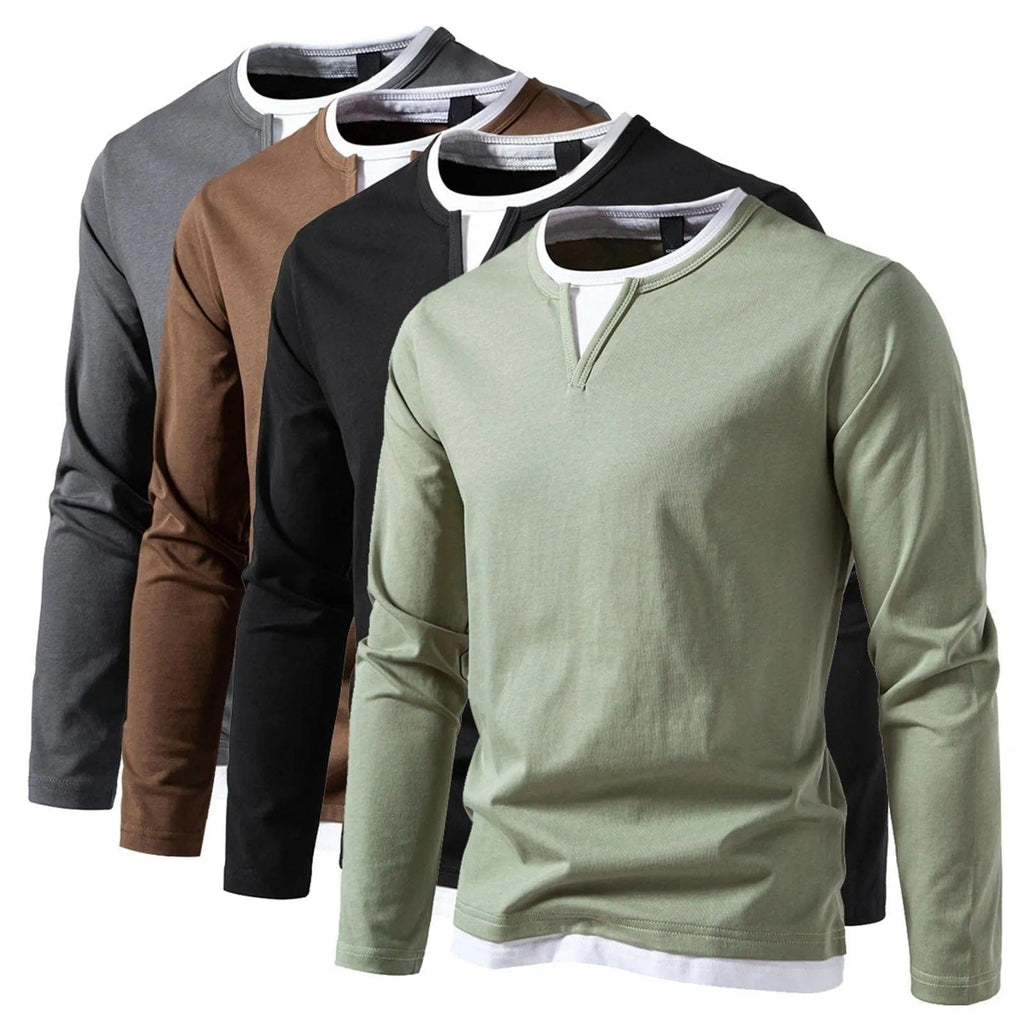 WW | modernes Langarm T Shirt für Herren