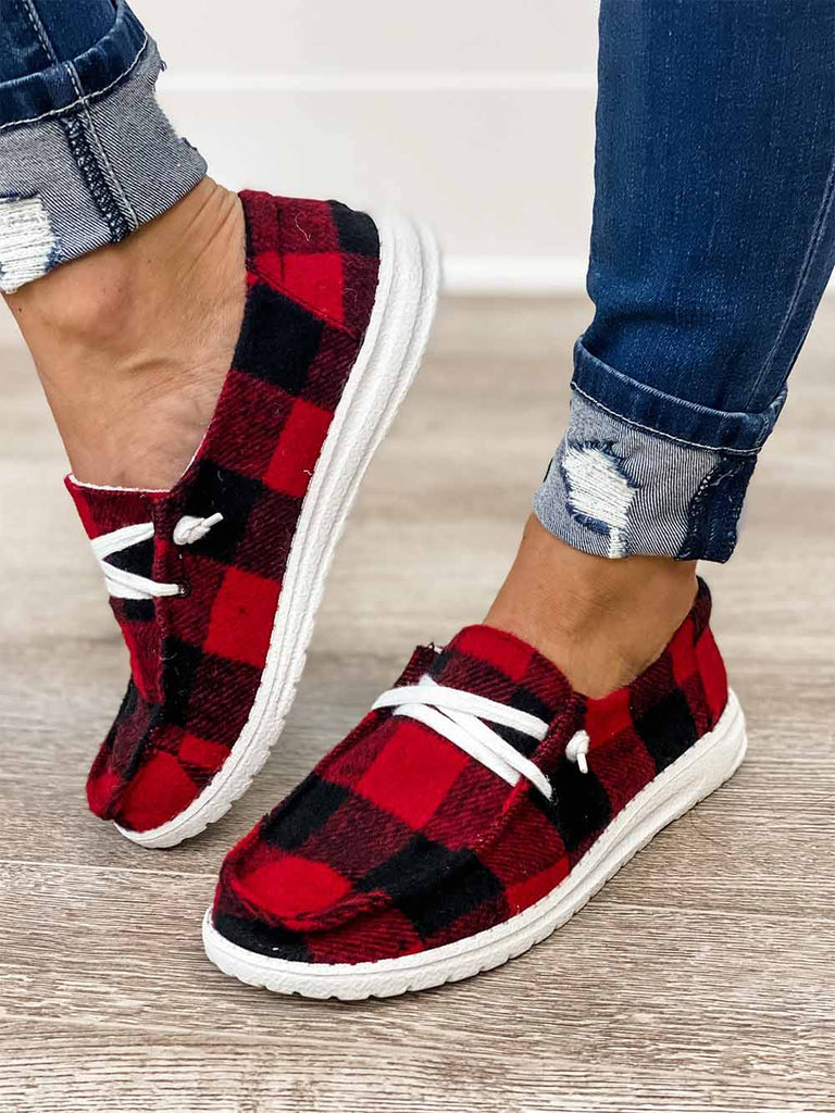 WW | Buffalo Plaid Slipper Schuhe