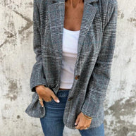 WW | Klassischer Karierter Blazer
