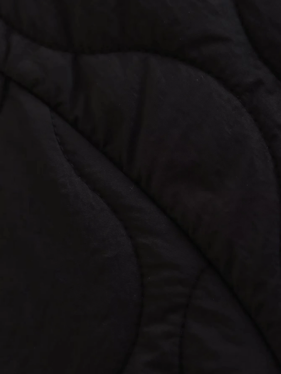 WW | Gepolsterte Jacke Damen, Leichtes Übergröße Modell Mit Taschen, Knopfverschluss