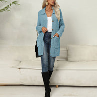 WW | Lässiger Einfarbiger Cardigan