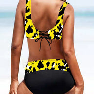 WW | Bunter Bikini Badeanzug