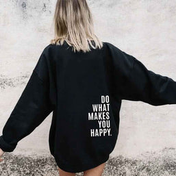 WW - Damen Hoodie - Lässiger Streetstyle mit Schriftzug