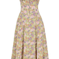 WW | Blumen Kleid für Frauen Midi