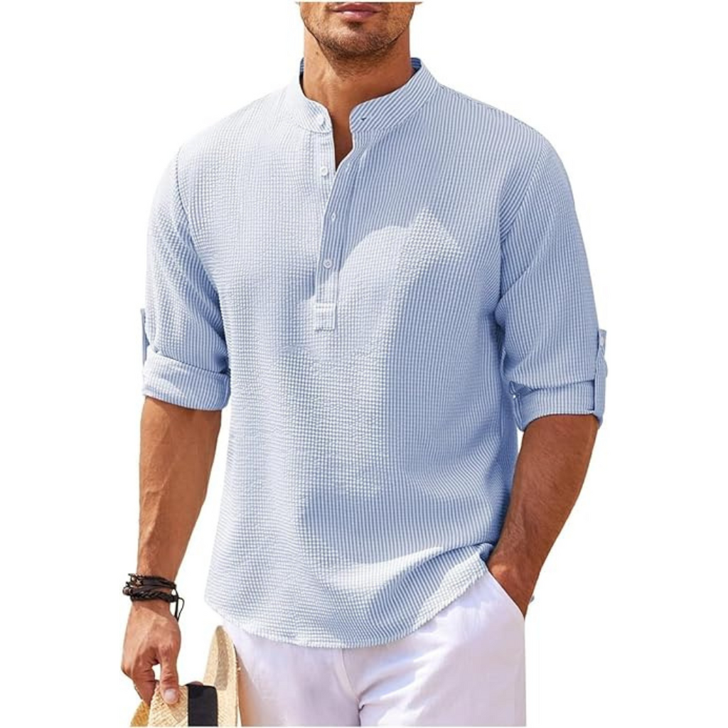 WW | Henley Shirt Lässig Lässiger Schnitt
