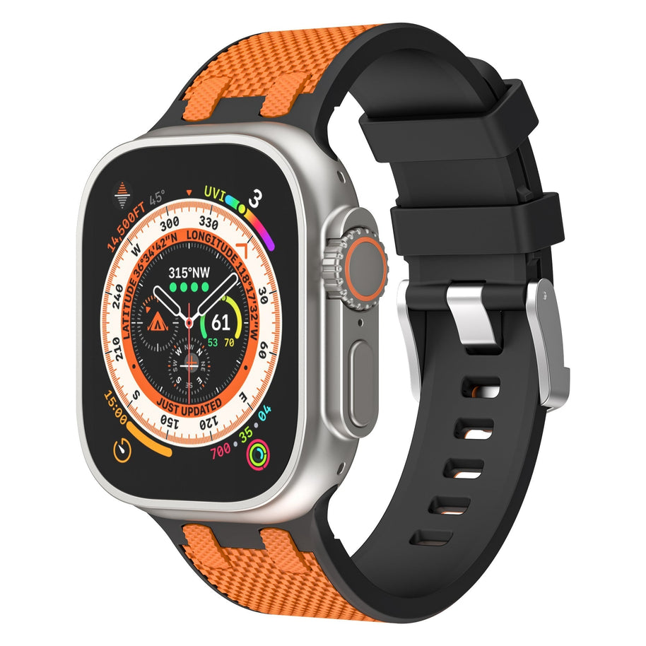 WW | Doppelte Farblich Passende Silikonband Für Apple Watch