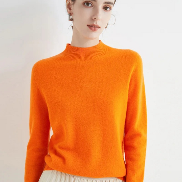 W&W Mode | Cashmere Pullover Damen Rundhals Weicher und Leichter Strickpullover