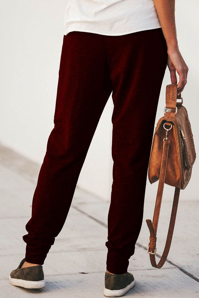 WW | Street Solid Hosen Harlan Mittel Höhe Bleistift Hosen
