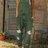 WW | Mode Lässig Solide Gerafft Lose Denim