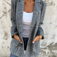 WW | Klassischer Karierter Blazer