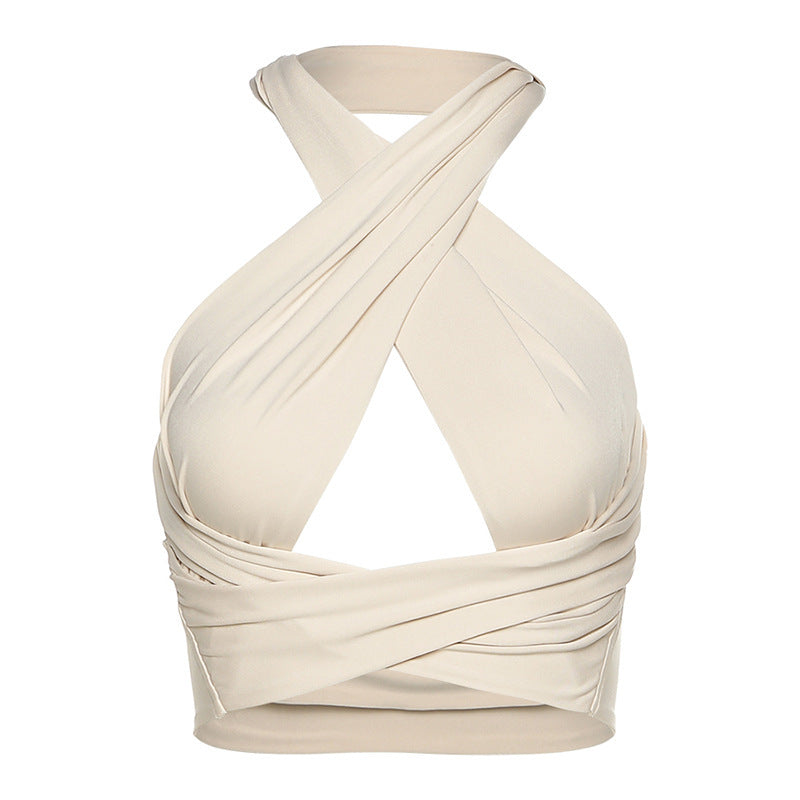 WW | Sexy Rückenfreies Neckholder Bauchfrei Top