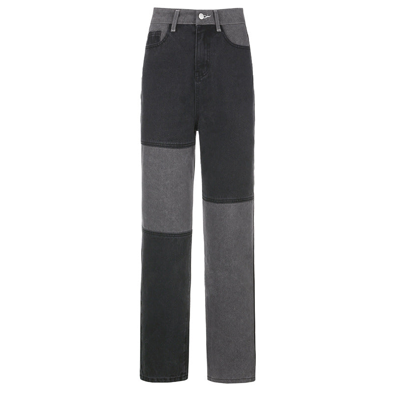 WW Jeans für Damen: Kontrastnähte in Grau und Schwarz