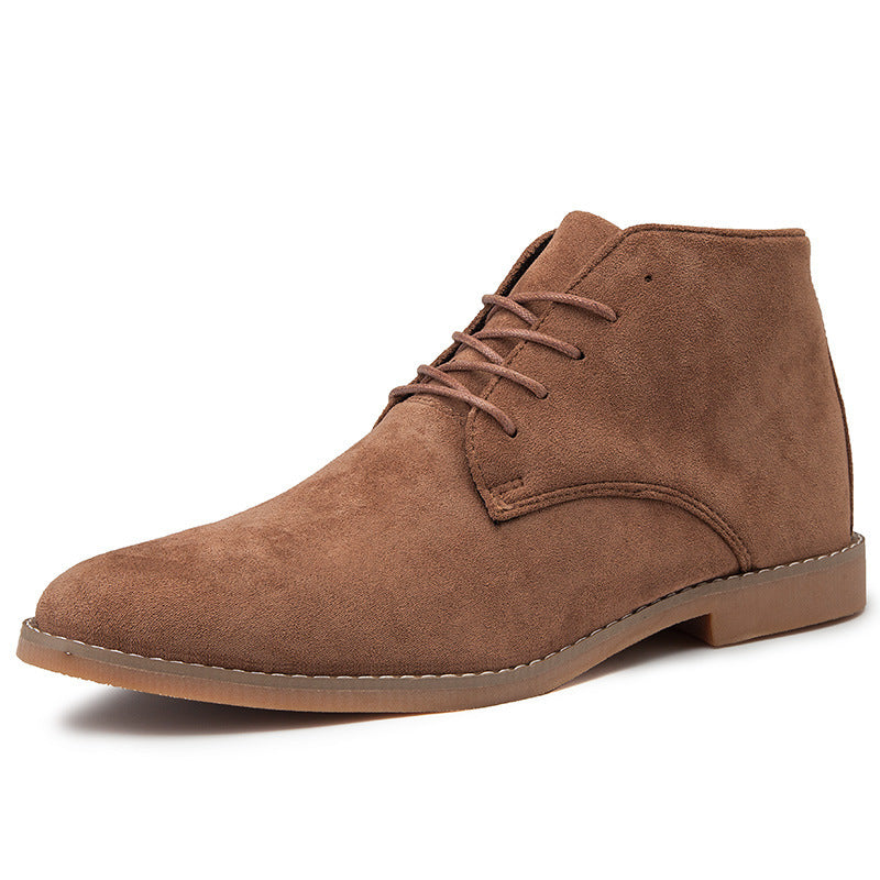WW | Urbanstride Classic Stilvolle Halbhohe Herrenschuhe Mit Schnürsenkeln