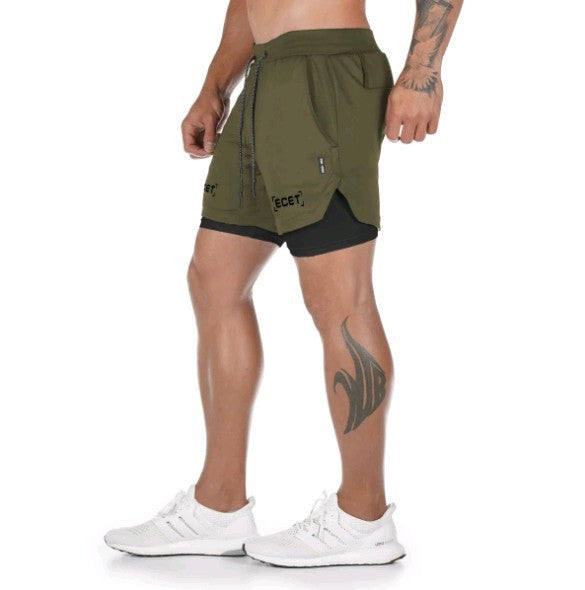 WW | Schnelltrocknende Doppelschicht Fitnesshose Für Herren