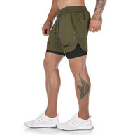 WW | Schnelltrocknende Doppelschicht Fitnesshose Für Herren
