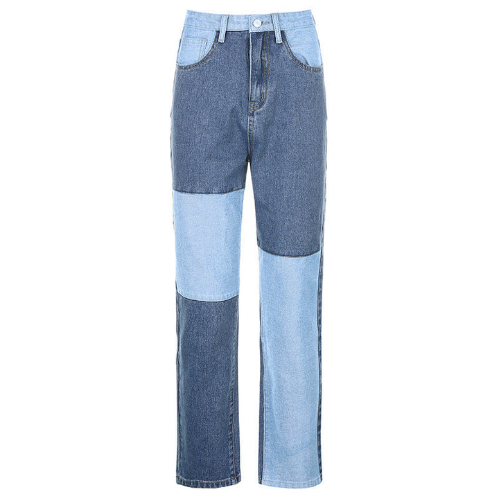 W&W Mode Jeans mit hohem Bund und geradem Bein Damen