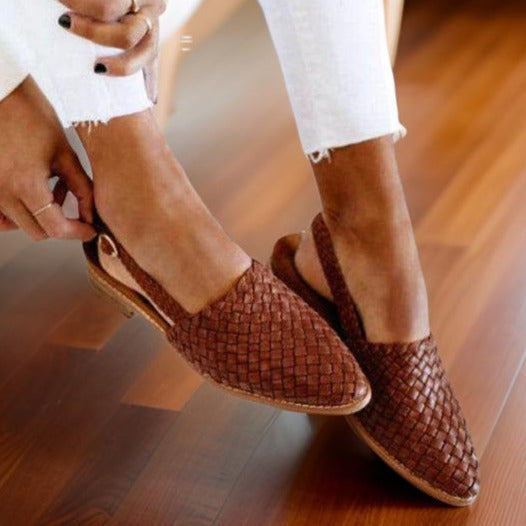 WW | Bequeme Leder Sandalen Für Damen